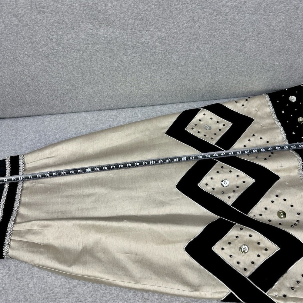 Glam Vintage Kent Originals Hollywood Regency Maxi Dress Women’s Size 6 - Picture 12 of 16